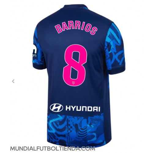 Camiseta Atletico Madrid Pablo Barrios #8 Tercera Equipación Replica 2024-25 mangas cortas